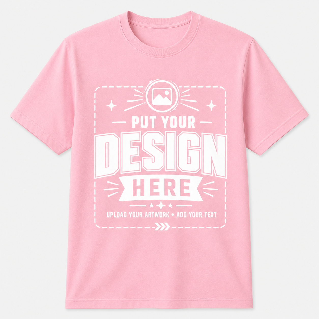 Design Your Own Premium T-Shirt – Pink