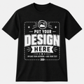 Design Your Own Premium T-Shirt – Black