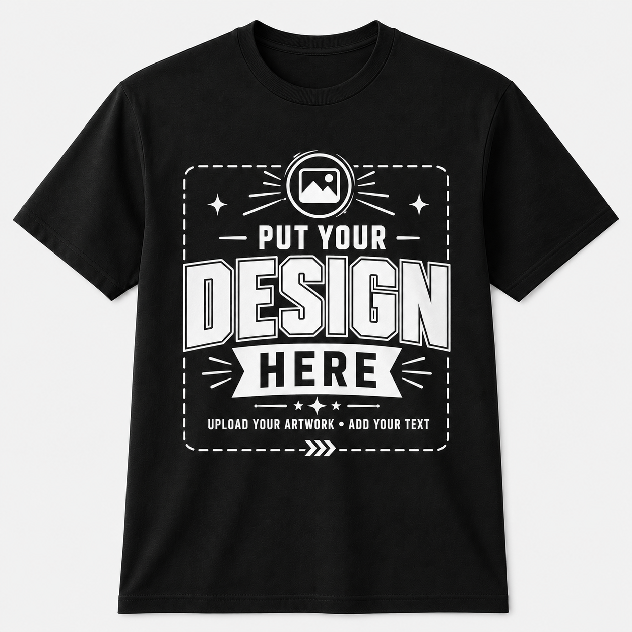 Design Your Own Premium T-Shirt – Black