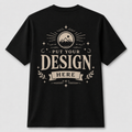 Design Your Own Premium T-Shirt – Black – Back Print